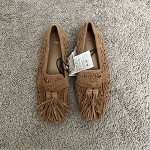 ❗️SOLD❗️Zara Leather Flat Shoes